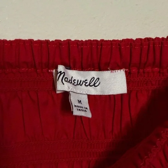 Madewell poplin Smocked Bodice Dress - Picture 10 of 11